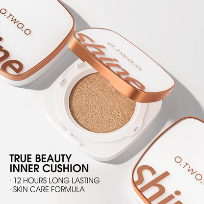 O.TWO.O BB Cream Air Cushion CC Cream Concealer Brighten Makeup Base Long Lasting Foundation Cushion Compact With Makeup Puff