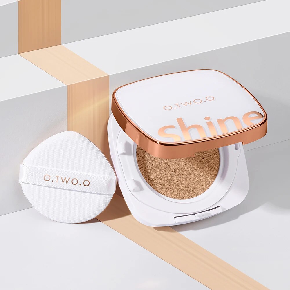 O.TWO.O BB Cream Air Cushion CC Cream Concealer Brighten Makeup Base Long Lasting Foundation Cushion Compact With Makeup Puff