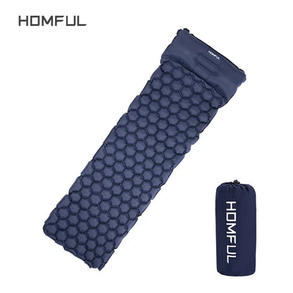 Hitorhike/Homful Inflatable Sleeping Pad Moisture-proof Camping Mat With Pillow air mattress glamping Cushion inflatable sofa