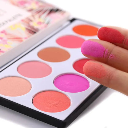 Makeup Blush Non-Fading Matte Various Colors Palette Lasting Pigment Blusher Cosmetic Powder for Female