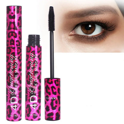 4d Silk Fiber Lash Mascara Long Curling Mascara Makeup Eyelash Black Waterproof Fiber Mascara Eye Lashes Makeup