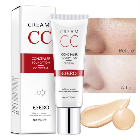 EFERO BB Cream Makeup Face Foundation CC Cream Brightening Concealer Cream Whitening Foundation Concealer Base Primer Concealer