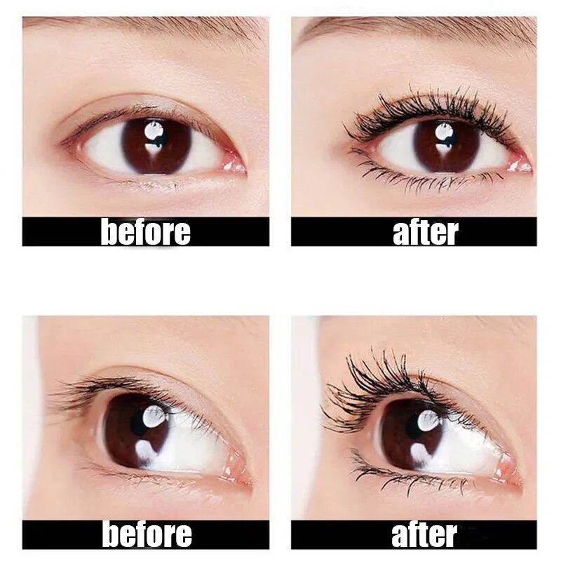 4d Silk Fiber Lash Mascara Long Curling Mascara Makeup Eyelash Black Waterproof Fiber Mascara Eye Lashes Makeup