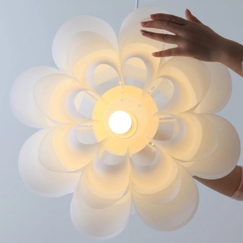 Modern Lotus Flower Lampshade Lamp Shade DIY for Ceiling Pendant Light cover Home Decor office hotel bar decoration