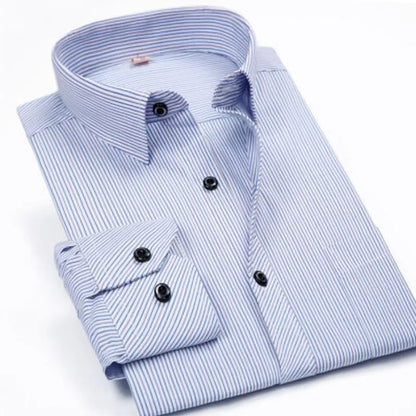 New Arrival Spring&Autumn Men's Plaid/Striped Shirts Men's Leisure Style Casual Shirts Comfortable Fabrics Brand Men's Clothing