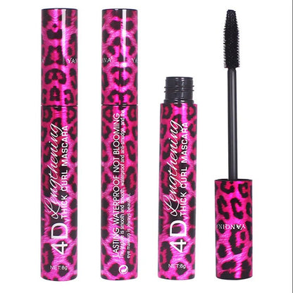 4d Silk Fiber Lash Mascara Long Curling Mascara Makeup Eyelash Black Waterproof Fiber Mascara Eye Lashes Makeup