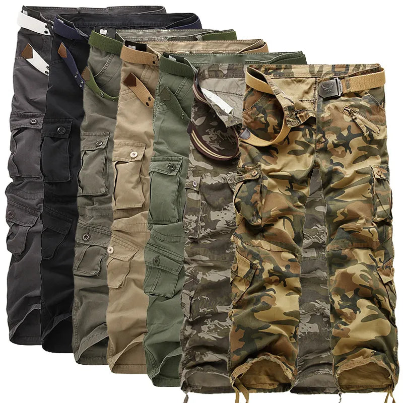 Men cargo pants camouflage  trousers military pants for man 7 colors