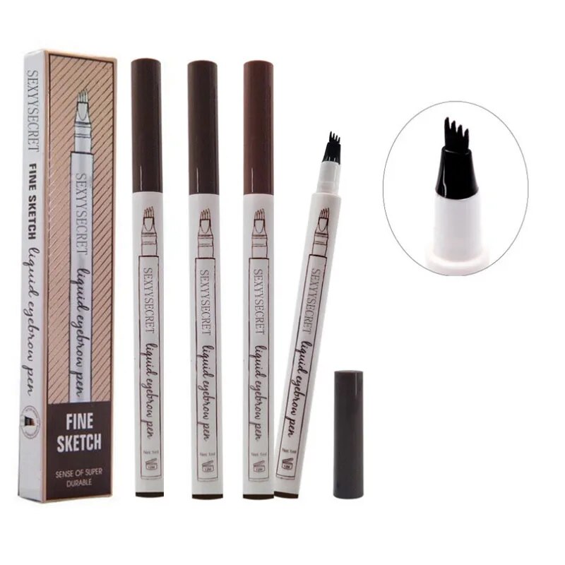 Eyebrow Tattoo Pen microblade pen Microblading Eyebrow Pencil with a Micro-Fork Tip Applicator Creates Natural Looking Brows