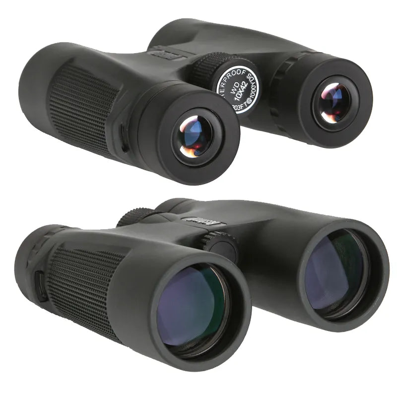 High Power Binoculars 10x42 Professional Fully Multi Coated Waterproof Hd Telescope Lll Night Vision For Hunting Camping