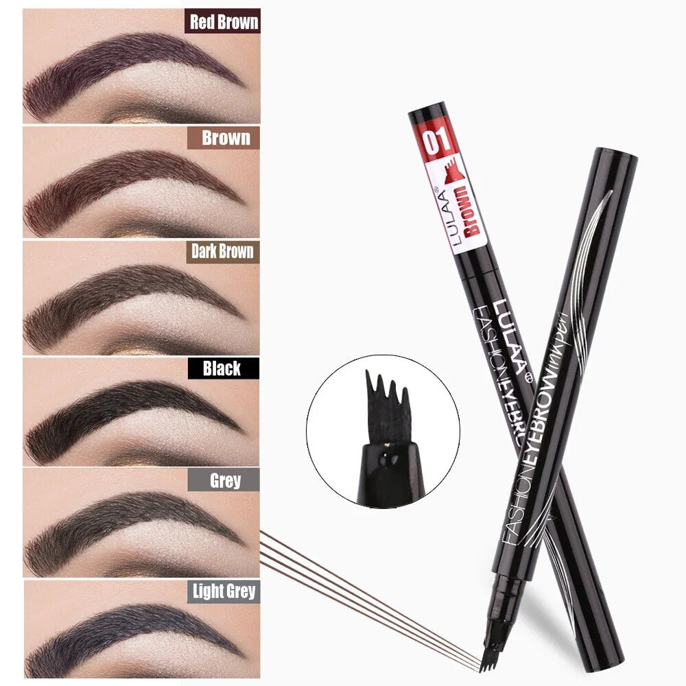 6 tint dye Waterproof  eyebrow pencil eyebrow shadow for eyebrows  makeup Waterproof Long Lasting  Sketch Liquid eyebrow wax