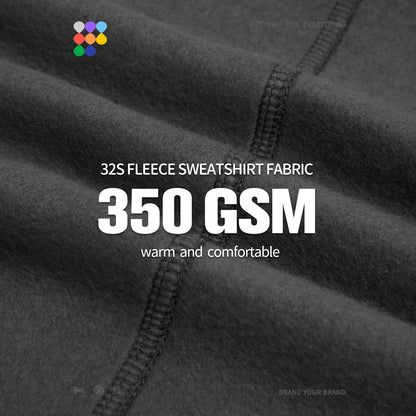 INFLATION Mens Plain Sweatshirts Couple Loose Velvet Fleece Warm Crewneck Pullovers