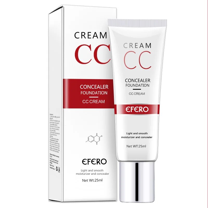 EFERO BB Cream Makeup Face Foundation CC Cream Brightening Concealer Cream Whitening Foundation Concealer Base Primer Concealer