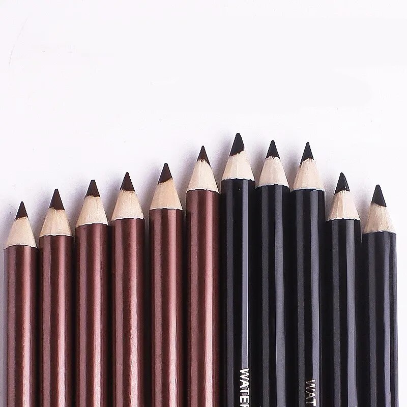 1pcs Eyebrow Pencil with Sharpener Natural Long Lasting Eyebrow Tint Pen Dye Waterproof Black Brown Brow Makeup Cosmetic