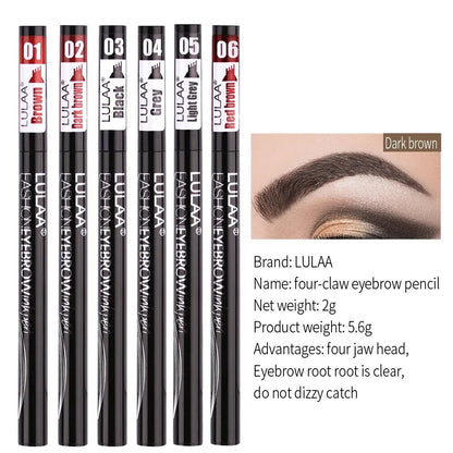 6 tint dye Waterproof  eyebrow pencil eyebrow shadow for eyebrows  makeup Waterproof Long Lasting  Sketch Liquid eyebrow wax