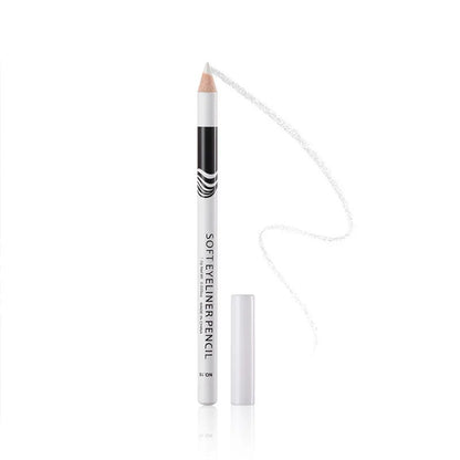 12Pcs/box White Eyeliner Waterproof Eyeliner Pencil Smooth High Gloss Eyeshadow Cosmetics Eye Brightener Makeup Tools