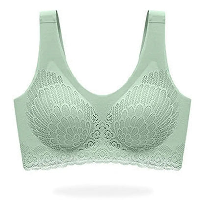 NEW Sports Bra Comfortable 5D Wireless Contour Bra Lace Breathable Underwear Seamless No Underwire Sports Yoga Running Bras