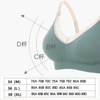 Breastfeeding Maternity Nursing Bra Pregnant Women Underwear baby feeding Bra Lace Maternity  Clothes