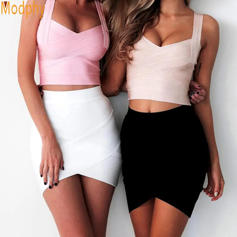 Women Hot Short Elastic Rayon Bandage Skirt Mini Sexy Slim Tight Pencil Night Club Party Candy 12 Colors Drop Shipping HL135-2