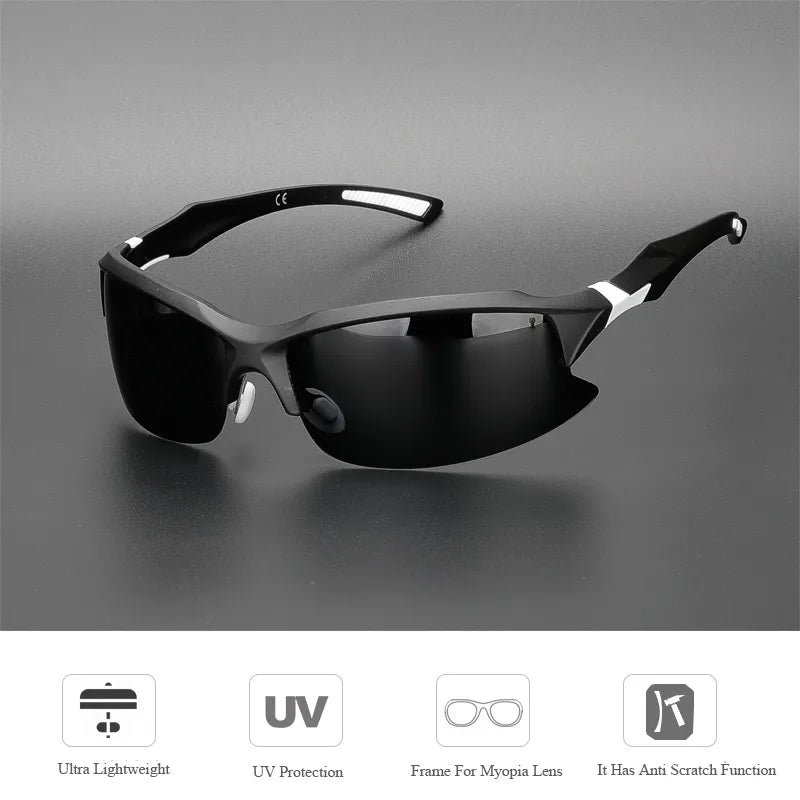 COMAXSUN Professional Polarized Cycling Glasses Bike Bicycle Goggles Driving Fishing Outdoor Sports Sunglasses UV 400 Tr90