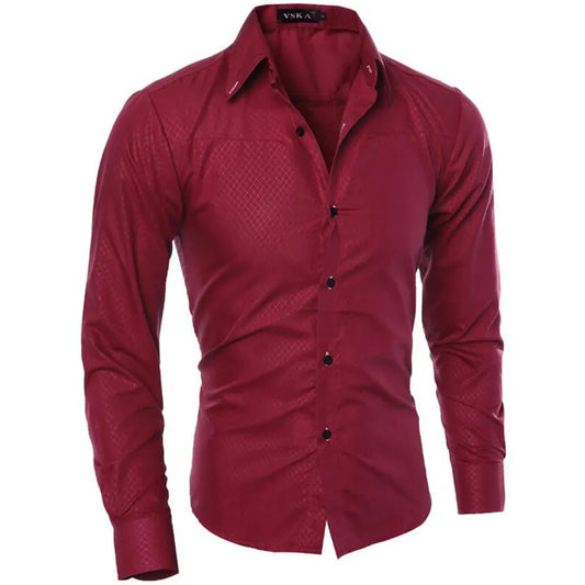 Fashion Men Shirt 2023 New Boutique Obscure Plaid Shirts Casual Mens Social Brand Long Sleeve Shirt Camisa Masculina M-5XL