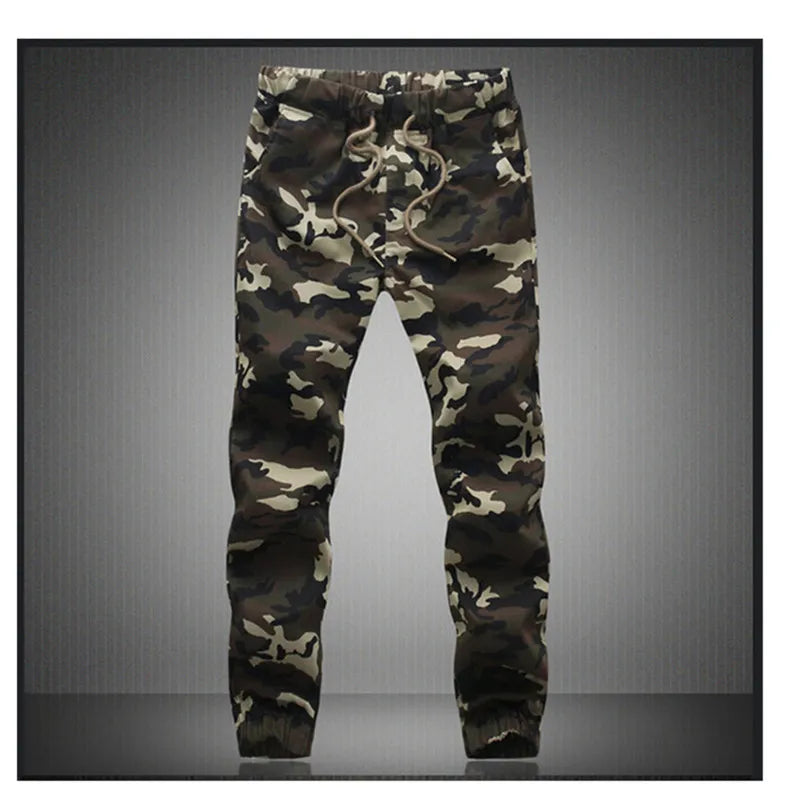 M-5XL 2023 Mens Boutique Autumn Pencil Harem Pants Men Camouflage Military Pants Loose Comfortable Cargo Trousers Camo Joggers