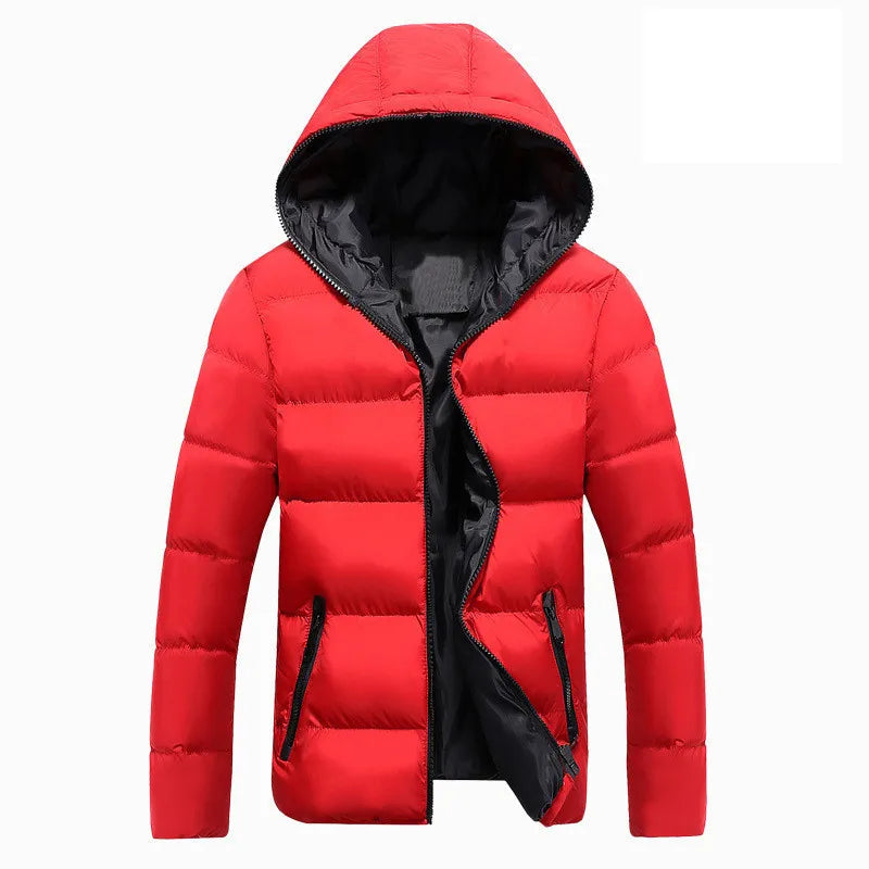 Mountainskin 5XL Men Winter Casual New Hooded Thick Padded Jacket Zipper Slim Men And Women Coats Men Parka Outwear Warm EDA020