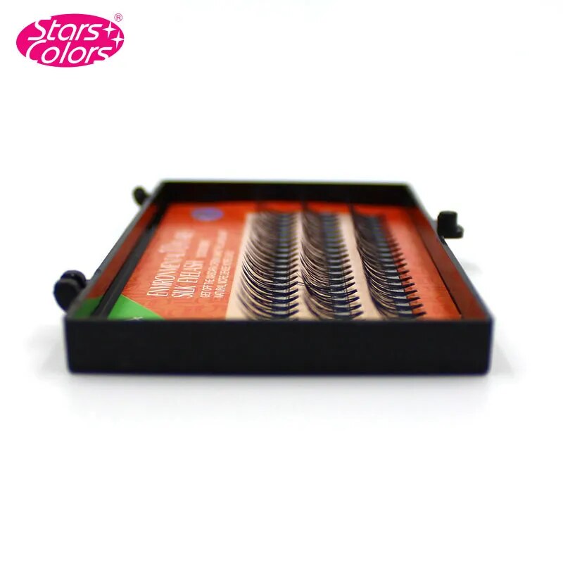 New Middle Dense Side False Individual Eyelashes Premade Volume Fan Lash 0.07mm Natural Soft Silk Eyelash Extension Makeup Tools