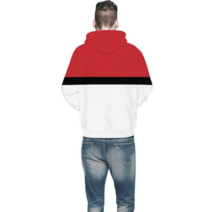 Hoodies Men/Women Streetwear Hip Hop Sweatshirts Men 3D Print Pokeball Casual Loose Traksuit Pullover Hoody