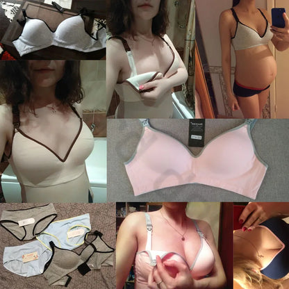 34-40 BC Breast feeding cotton Maternity Nursing Bras sleep bra for feeding pregnant women soutien gorge allaitement underwear