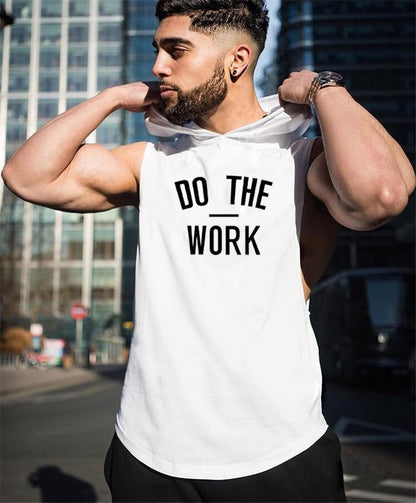 Muscleguys Brand clothing Bodybuilding hoodie Shirt Fitness Men Tank Top Muscle Vest Stringer Undershirt DO THE WORT TankTop