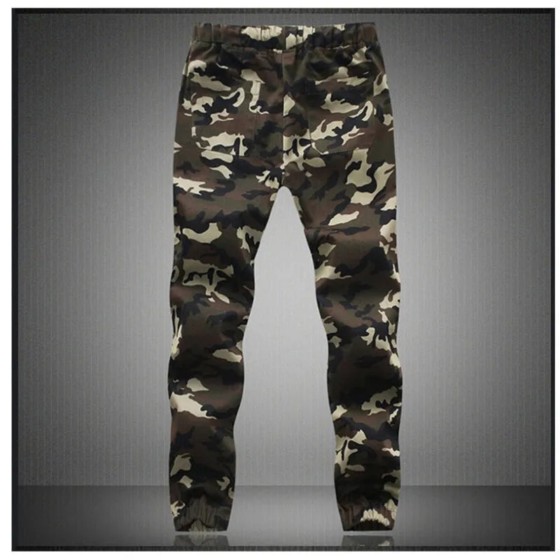 M-5XL 2023 Mens Boutique Autumn Pencil Harem Pants Men Camouflage Military Pants Loose Comfortable Cargo Trousers Camo Joggers