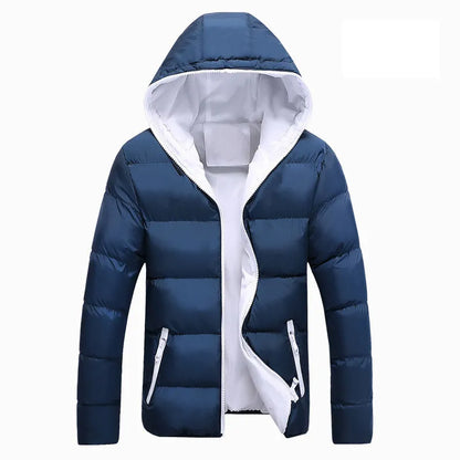 Mountainskin 5XL Men Winter Casual New Hooded Thick Padded Jacket Zipper Slim Men And Women Coats Men Parka Outwear Warm EDA020