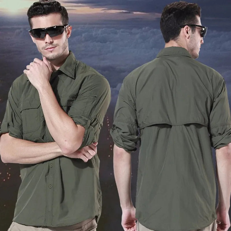 Urban tactical shirt OD casual shirt fast quick drying casual breathable clothing US military clothing