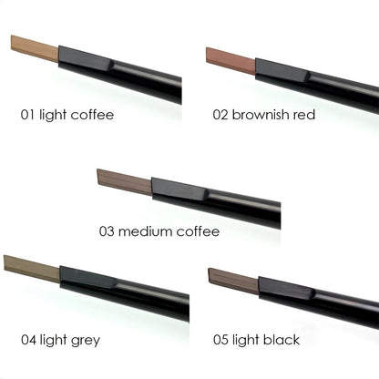 Popfeel Eyebrow Pencil Waterproof Long Lasting Eye Brow Maker Pen  hair stroke brow pen Makeup Tools Woman Eyebrow Tracer Unit