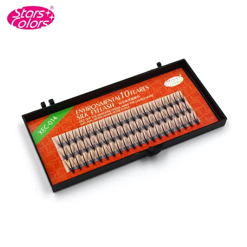 New Middle Dense Side False Individual Eyelashes Premade Volume Fan Lash 0.07mm Natural Soft Silk Eyelash Extension Makeup Tools