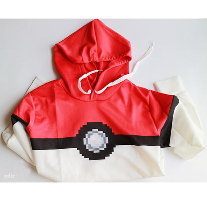 Hoodies Men/Women Streetwear Hip Hop Sweatshirts Men 3D Print Pokeball Casual Loose Traksuit Pullover Hoody