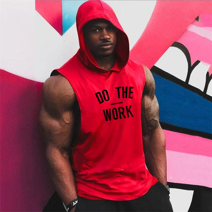 Muscleguys Brand clothing Bodybuilding hoodie Shirt Fitness Men Tank Top Muscle Vest Stringer Undershirt DO THE WORT TankTop