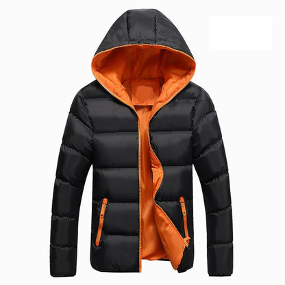 Mountainskin 5XL Men Winter Casual New Hooded Thick Padded Jacket Zipper Slim Men And Women Coats Men Parka Outwear Warm EDA020