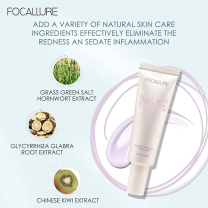 FOCALLURE Long-lasting Oil Control Face Primer Gel High Coverage Invisible Pore-Blurring Smooth Foundation Base Makeup Cosmetics