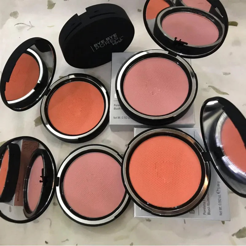 Drop ship bye bye pores blush poreless finish airbrush brightening blush 5.44g Blush Facial