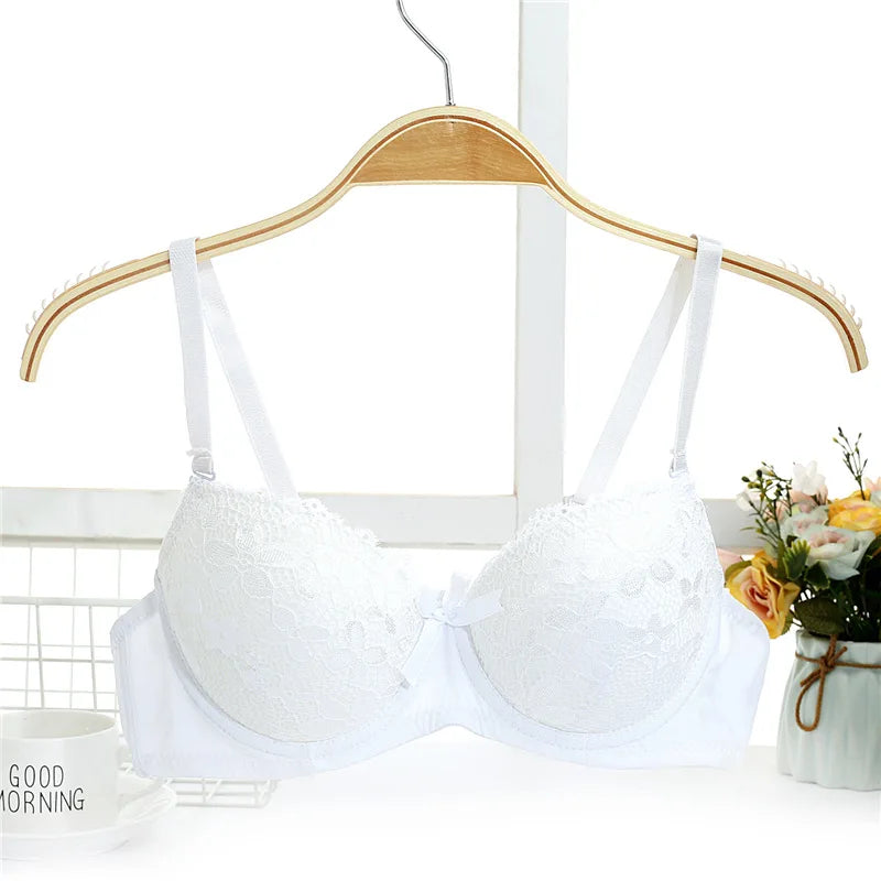 High quality underwire push up bra gathered breast woman bra double cup Push Up T Shirt Bra