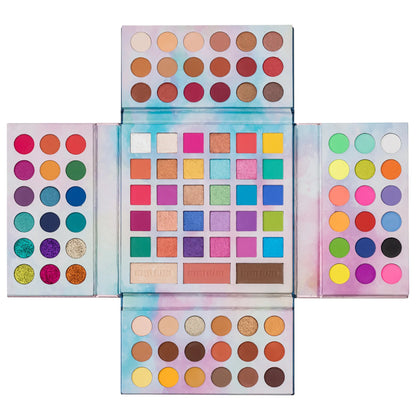 Beauty Glazed Eyeshadow Palette Colorful Shadow Pallet Glitter Highlighter Shimmer Make Up Pigment Matte Eye Pallete