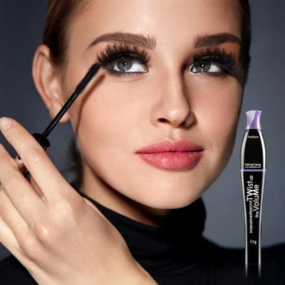 4 Color Mascara Waterproof Fast Dry Eyelashes Curls Extension Make-Up Eyelashes Blue Brown Purple Black Mascara Party Use