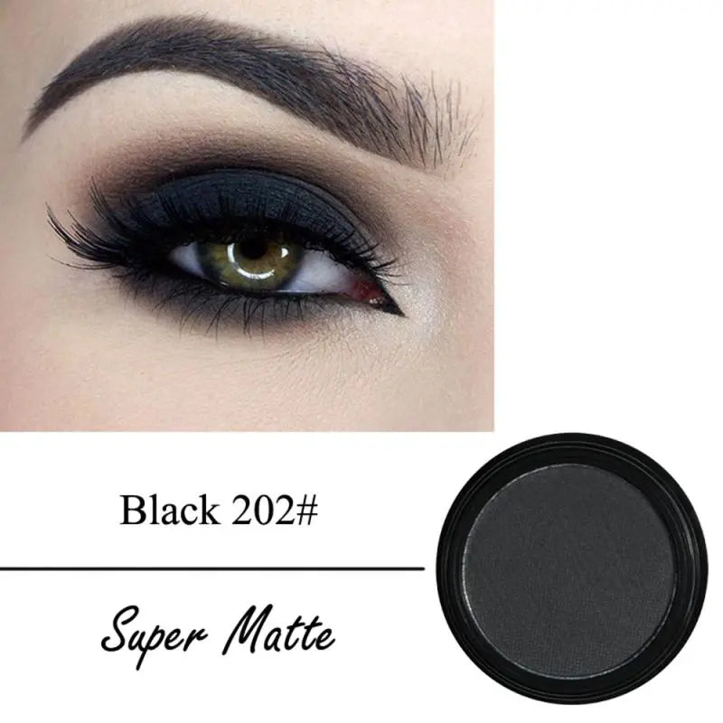 PHOERA Matte 12 Colors Eye Shadow Powder Easy To Color Single Eyeshadow Palette Long-lasting Beauty Eye Makeup Cosmetics TSLM1