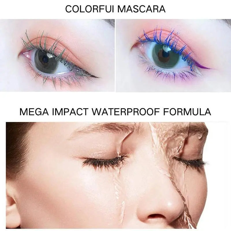 Grass Green Waterproof Eye Mascara Extend Curling Eyelashes Stretching Cosmetics Eyeliner Makeup Liquid I0C9