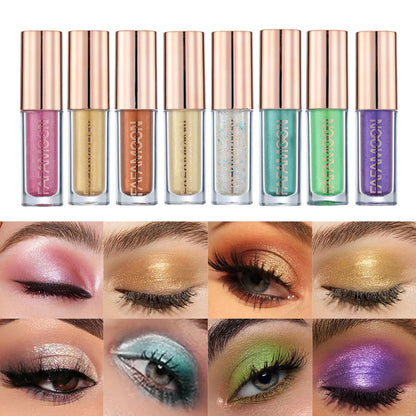 Matte Liquid Eyeshadow Female Makeups Pearlescent Fine Flash Diamond Liquid Eye Shadow Makeup Korean Cosmetic