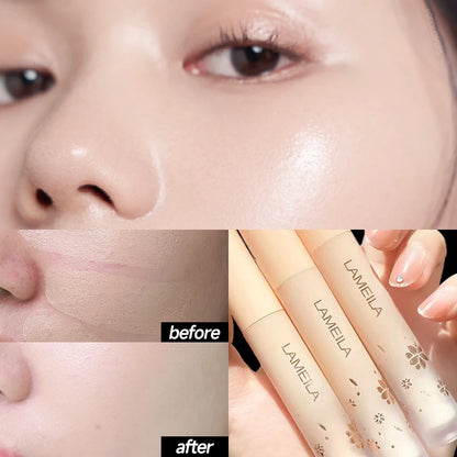 Eyes Face Concealer Liquid Cover Dark Circles Acne Natural Make Up Effect Anti Cernes Base Foundation Cream Cosmetics