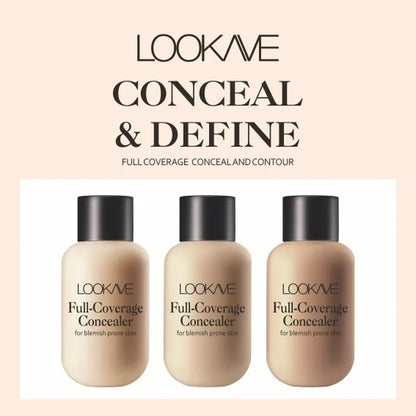 3 Colors Matte Concealer Cream Full Cover Acne Scars Dark Circles Lasting Waterproof Whitening Liquid Foundation Makeup Cosmetic