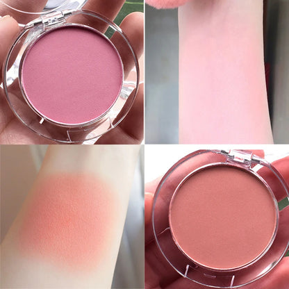 Monochrome Blush Face Mineral Pigment Peach Orange Nude Pink Blue Matte Natural Blush Contour Shadow Cheek Blusher Cosmetic