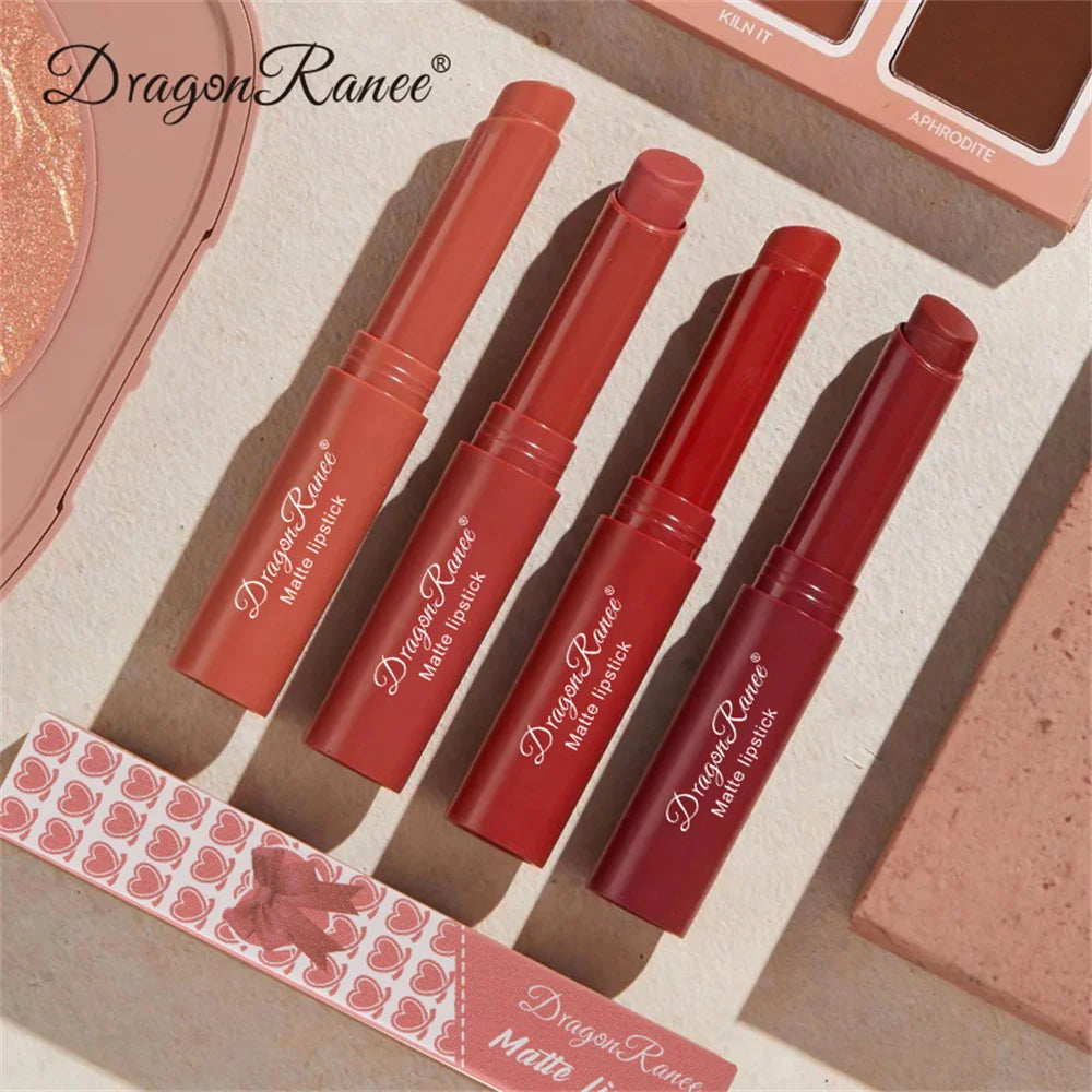 Nude Matte Lipstick Waterproof Long Lasting Lip Stick Not Fading Sexy Red Velvet Lipstick Makeup Cosmetic Batom Beauty